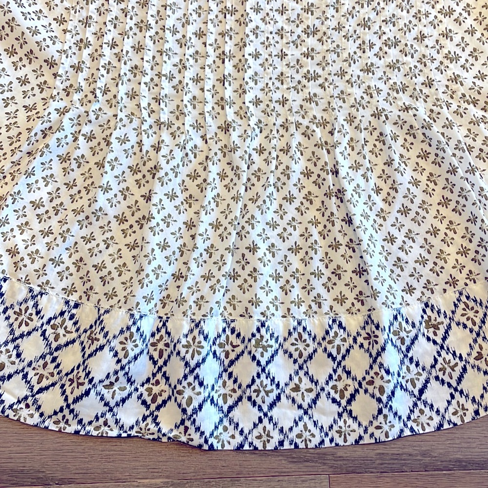 LOFT Green and Blue Patterned Strappy Cami - Size XS - Picture 4 of 8